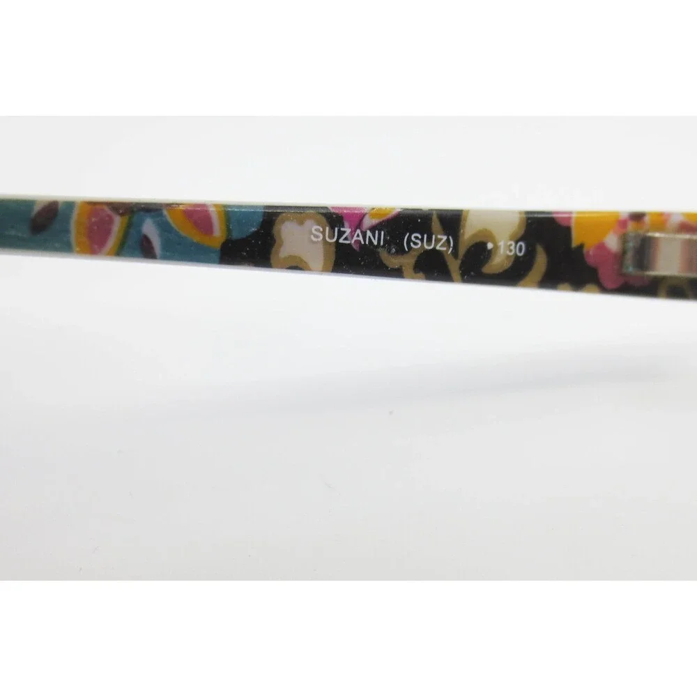 Vera Bradley Suzani Brown Floral Rhinestone Eyeglasses Frames 49-17-130 VB-B130